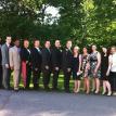 A great dinner with cast mates at Rideau Hall